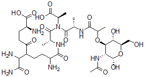 CAS 登录号：90965-61-0， 胞壁菌素 B