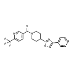 CAS#: 909675-70-3, {4-[3-(4-Pyridazinyl)-1,2,4-oxadiazol-5-yl]-1-piperidinyl}[6-(trifluoromethyl)-3-pyridinyl]methanone