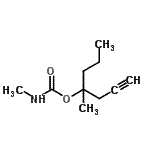 CAS#: 90978-29-3, 4-Methyl-1-heptyn-4-yl methylcarbamate