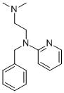 CAS 登录号：91-81-6， N1,N1-二甲基-N2-(苯基甲基)-N2-2-吡啶基-1,2-乙二胺