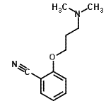 CAS 登录号：910037-05-7， 2-[3-(二甲基氨基)丙氧基]苯甲腈