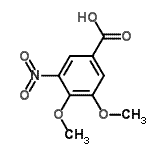 CAS 登录号：91004-48-7， 3,4-二甲氧基-5-硝基苯甲酸