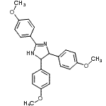 CAS#: 91044-33-6, 2,4,5-Tris(4-methoxyphenyl)-4,5-dihydro-1H-imidazole
