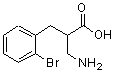 CAS#: 910443-85-5, 3-Amino-2-(2-bromobenzyl)propanoic acid