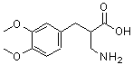 CAS 登录号：910444-09-6， 3-氨基-2-(3,4-二甲氧基苄基)丙酸