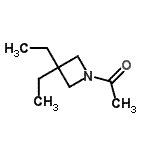 CAS#: 91055-59-3, 1-(3,3-Diethyl-1-azetidinyl)ethanone