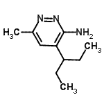 CAS#: 910552-61-3, 6-Methyl-4-(3-pentanyl)-3-pyridazinamine