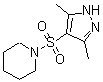 CAS 登录号：91141-46-7， 1-[(3,5-二甲基-1H-吡唑-4-基)磺酰基]哌啶