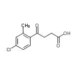 CAS 登录号：91193-36-1， 4-(4-氯-2-甲基苯基)-4-氧代丁酸