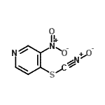CAS#: 91195-28-7, 3-Nitro-4-{[(oxido-lambda<sup>5</sup>-azanylidyne)methyl]sulfanyl}pyridine