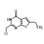 CAS 登录号：91225-68-2， 2-(氯甲基)-6-乙基噻吩并[2,3-d]嘧啶-4(3H)-酮