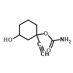 CAS#: 91240-24-3, 1-Ethynyl-3-hydroxycyclohexyl carbamate