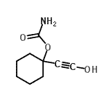 CAS#: 91240-26-5, 1-(Hydroxyethynyl)cyclohexyl carbamate