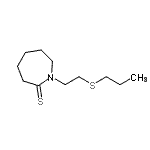 CAS#: 91242-04-5, 1-[2-(Propylsulfanyl)ethyl]-2-azepanethione