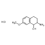 CAS 登录号:91247-12-0, 2-氨基-7-甲氧基-四氢萘-1-醇盐酸盐