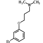 CAS#: 912569-57-4, 3-(3-Bromophenoxy)-N,N-dimethyl-1-propanamine