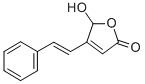 CAS 登录号：91269-98-6， (E)-5-羟基-4-(2-苯乙烯基)-2(5H)-呋喃酮