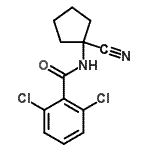 CAS#: 912763-66-7, 2,6-Dichloro-N-(1-cyanocyclopentyl)benzamide