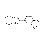 CAS#: 912771-44-9, 2-(1,3-Benzodioxol-5-yl)-5,6,7,8-tetrahydroindolizine