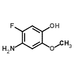 CAS 登录号：912951-02-1， 4-氨基-5-氟-2-甲氧基苯酚