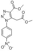 CAS#: 91306-60-4, Methyl 5-(2-Methoxy-2-Oxoethyl)-1-(4-Nitrophenyl)-1H-1,2,3-Triazole-4-Carboxylate
