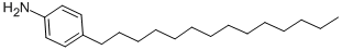 CAS 登录号：91323-12-5， 4-十四烷基苯胺