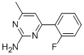 CAS#: 913322-50-6, 4-(2-Fluorophenyl)-6-Methyl-2-Pyrimidinamine