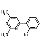 CAS 登录号：913322-51-7， 4-(2-溴苯基)-6-甲基-2-嘧啶胺