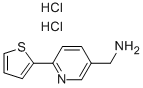 CAS 登录号：913830-32-7， 6-(2-噻吩基)-3-吡啶甲胺盐酸盐(1:2)