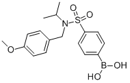 CAS#: 913835-96-8, B-[4-[[[(4-Methoxyphenyl)Methyl](1-Methylethyl)Amino]Sulfonyl]Phenyl]-Boronic Acid