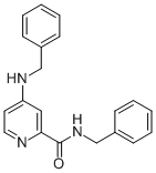 CAS 登录号：913836-29-0， N-(苯基甲基)-4-[(苯基甲基)氨基]-2-吡啶甲酰胺