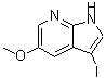 CAS 登录号：913983-33-2， 3-碘-5-甲氧基-1H-吡咯并[2,3-b]吡啶