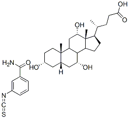 CAS 登录号：91418-75-6， 3'-异硫氰酸基苯甲酰胺胆酸