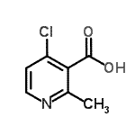 CAS 登录号：914219-06-0， 4-氯-2-甲基烟酸