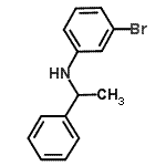 CAS#: 914296-67-6, 3-Bromo-N-(1-phenylethyl)aniline