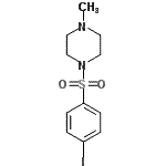 CAS 登录号：914610-38-1， 1-[(4-碘苯基)磺酰基]-4-甲基哌嗪