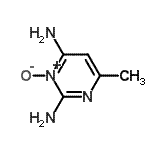 CAS 登录号：91481-95-7， 6-甲基-2,4-嘧啶二胺3-氧化物