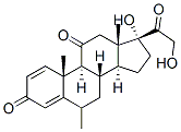 CAS 登录号：91523-05-6， 6-甲基泼尼松