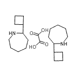 CAS 登录号：915402-15-2， 2-环丁基氮杂环庚烷草酸盐(2:1)