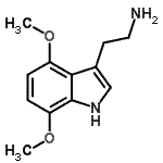 CAS#: 91557-43-6, 2-(4,7-Dimethoxy-1H-indol-3-yl)ethanamine