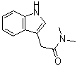 CAS 登录号：91566-04-0， 2-(1H-吲哚-3-基)-N,N-二甲基乙酰胺