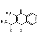 CAS 登录号：91569-13-0， 1-(4-羟基-2-甲基-3-喹啉基)乙酮