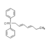 CAS 登录号：91575-92-7， (2E,4E)-2,4-庚二烯-1-基(二苯基)氧膦