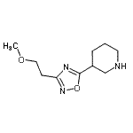 CAS#: 915920-01-3, 3-[3-(2-Methoxyethyl)-1,2,4-oxadiazol-5-yl]piperidine