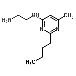 CAS 登录号：915920-26-2， N-(2-丁基-6-甲基-4-嘧啶基)-1,2-乙二胺