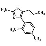 CAS#: 915920-65-9, 4-(2,4-Dimethylphenyl)-5-propyl-1,3-thiazol-2-amine