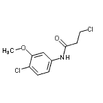 CAS#: 915920-71-7, 3-chloro-N-(4-chloro-3-methoxy-phenyl)propanamide