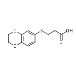 CAS#: 915921-00-5, 3-(2,3-Dihydro-1,4-benzodioxin-6-ylsulfanyl)propanoic acid
