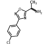 CAS#: 915921-14-1, 1-[3-(4-Chlorophenyl)-1,2,4-oxadiazol-5-yl]ethanamine