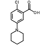 CAS#: 915921-24-3, 2-Chloro-5-(1-piperidinyl)benzoic acid